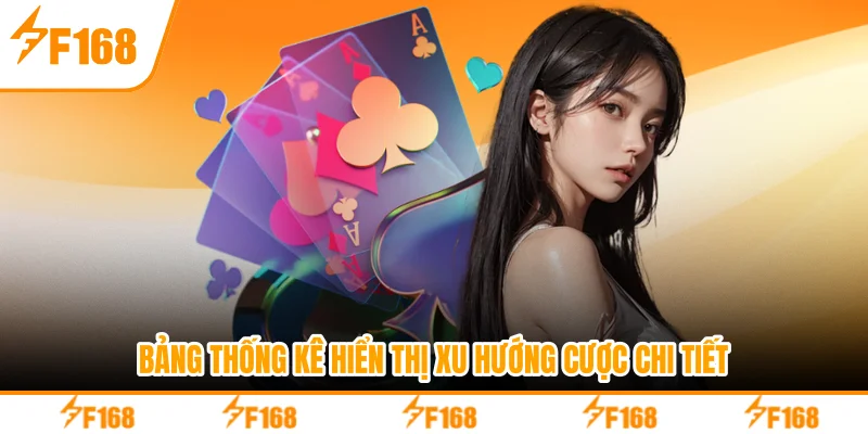 Bảng thống kê hiển thị xu hướng cược chi tiết